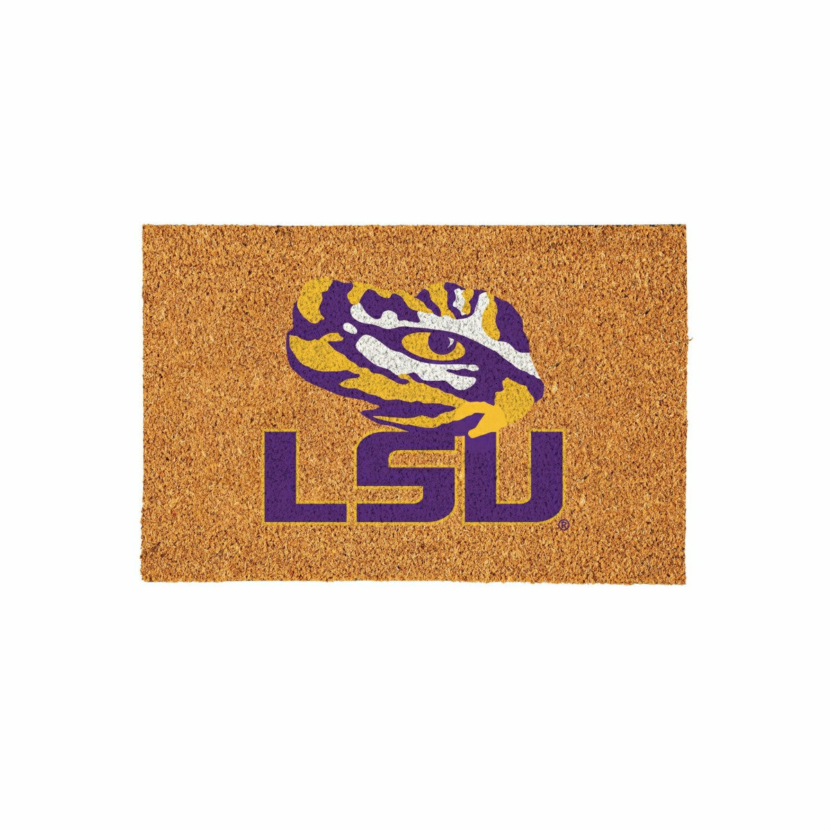 Louisiana State University Large Full Color Coir Mat, 36"x24"