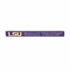 Louisiana State University Engraved Wood Sign, 1.5" x 18"