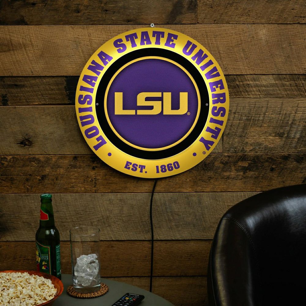 Louisiana State University, Metal Lite, Round