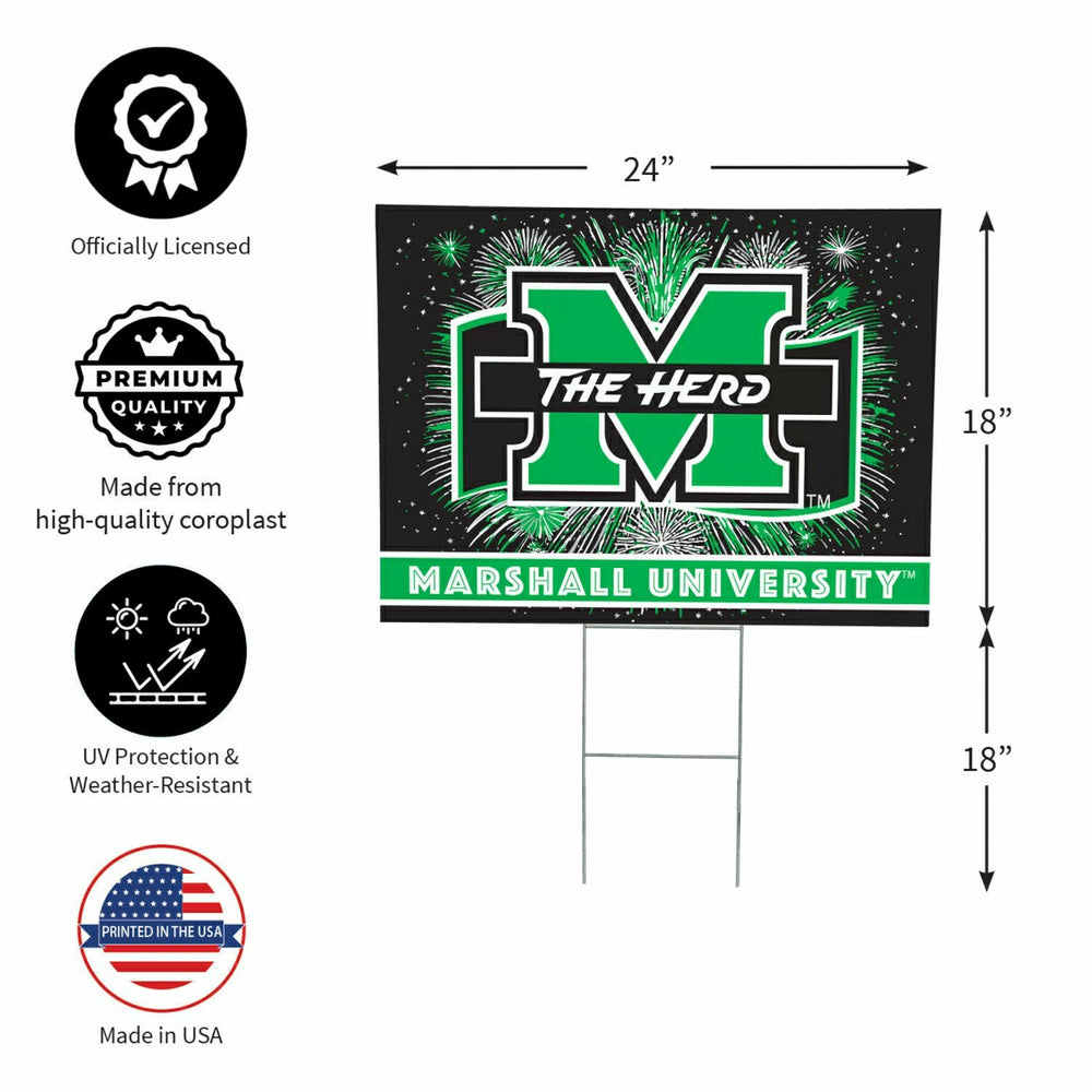 Marshall University Yard Sign, Patriotic