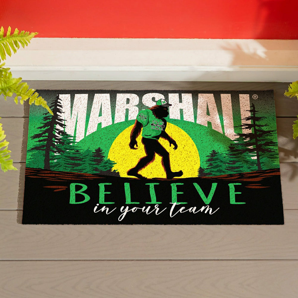 Marshall University Bigfoot PVC Mat, 28"x16"