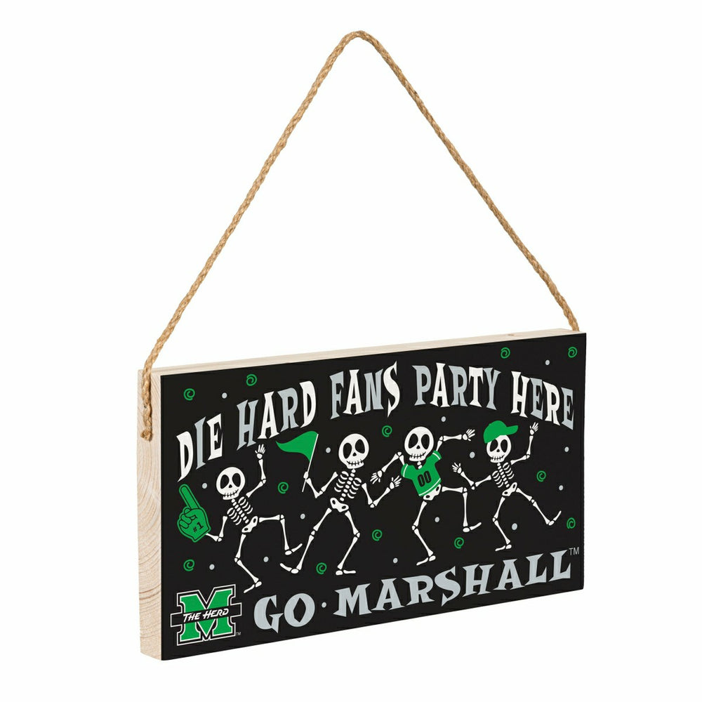 Marshall University Halloween Wood Wall Sign, 6x11