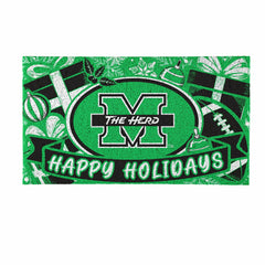 Marshall University Holiday PVC Mat, 28"x16"