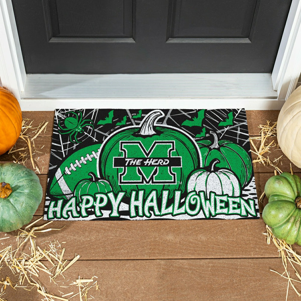 Marshall University Halloween PVC Mat, 28"x16"