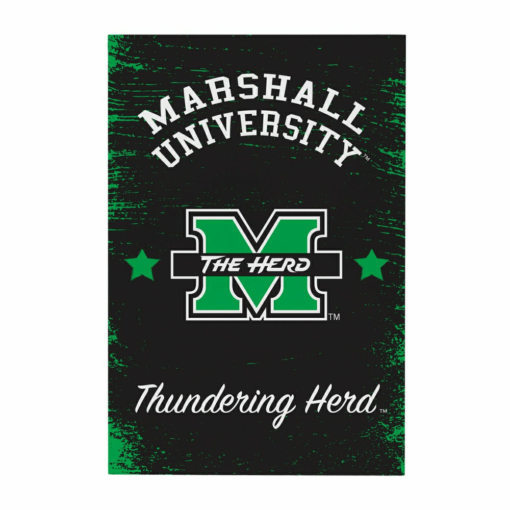 Marshall University Wood Wall Sign, 16x24