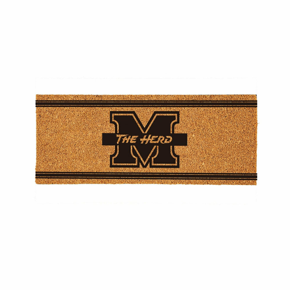 Marshall University Extra Large One Color Coir Mat, 60"x24"