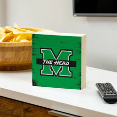 Marshall University Plock, Down Home Fans, 6x6