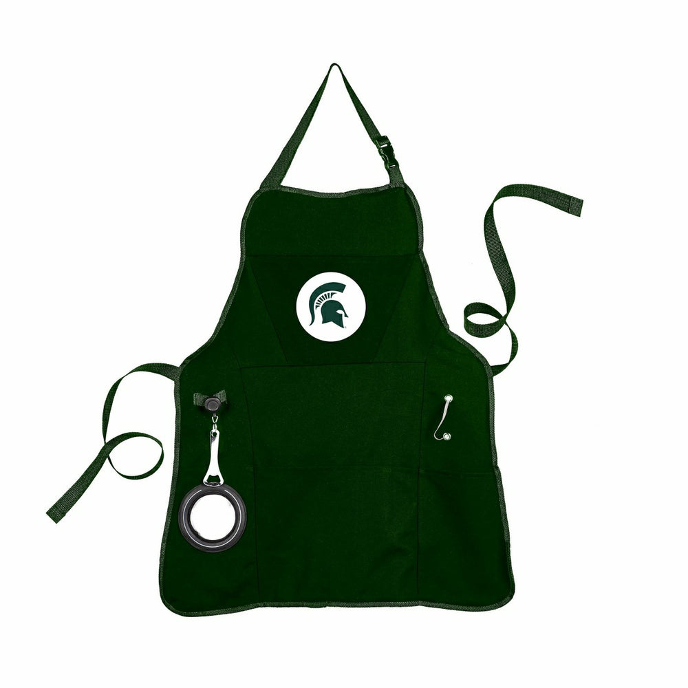 Deluxe Cotton Canvas College Team Pride Grilling/Cooking Apron, Michig