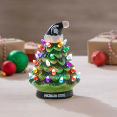 8" LED Ceramic Christmas Tree, Michigan State University