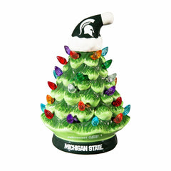 8" LED Ceramic Christmas Tree, Michigan State University