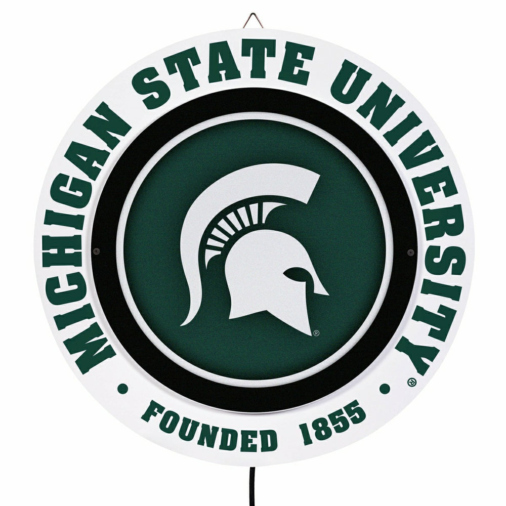 Michigan State University, Metal Lite, Round