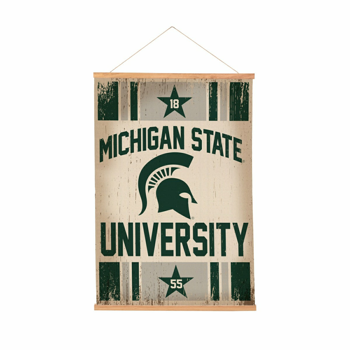 Michigan State University, Canvas Wall Tapestry, Medium, 36x24