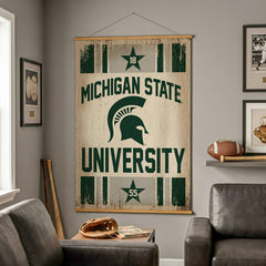 Michigan State University, Canvas Wall Tapestry, Large, 54x36