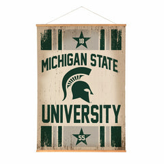 Michigan State University, Canvas Wall Tapestry, Large, 54x36