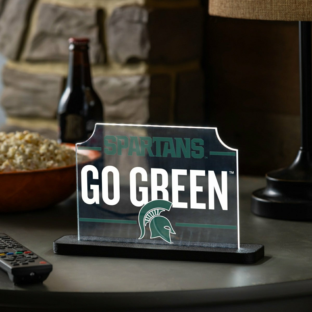 Michigan State University College Rectangle Desklite LED Decor