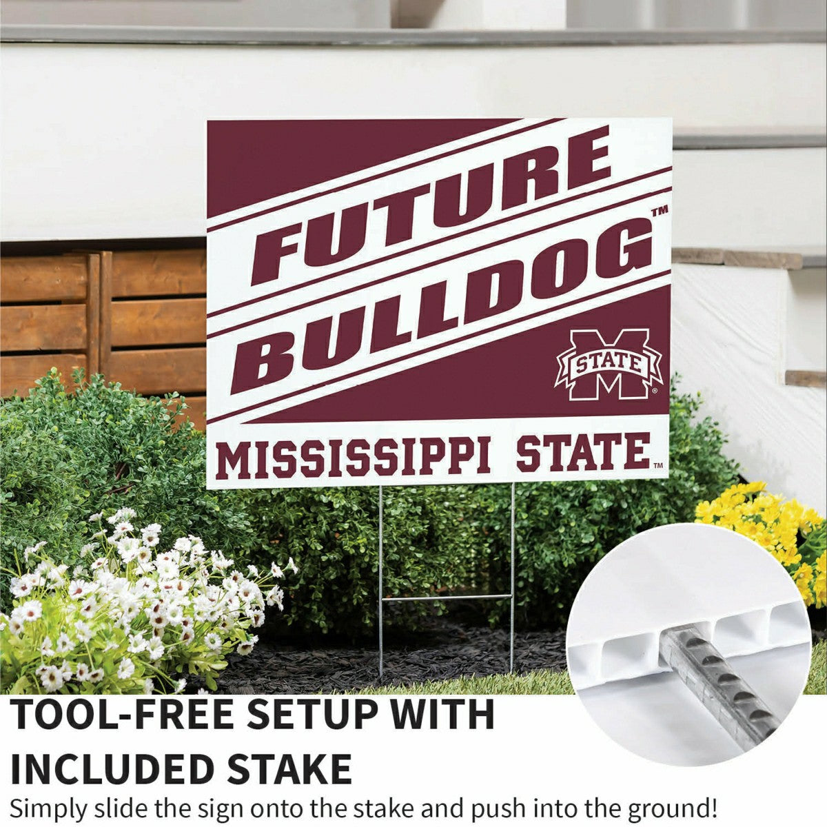 Mississippi State University Coroplast Yard Sign, Future Student