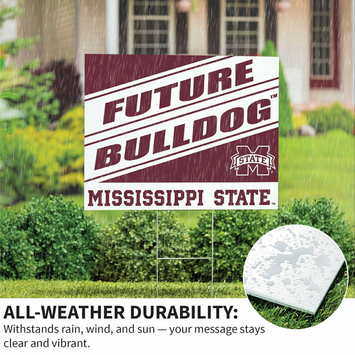 Mississippi State University Coroplast Yard Sign, Future Student