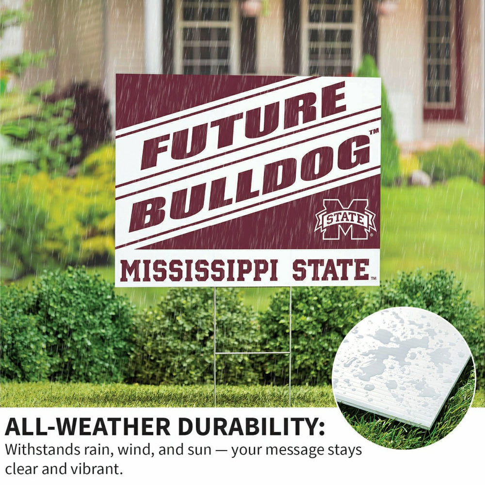 Mississippi State University Coroplast Yard Sign, Future Student