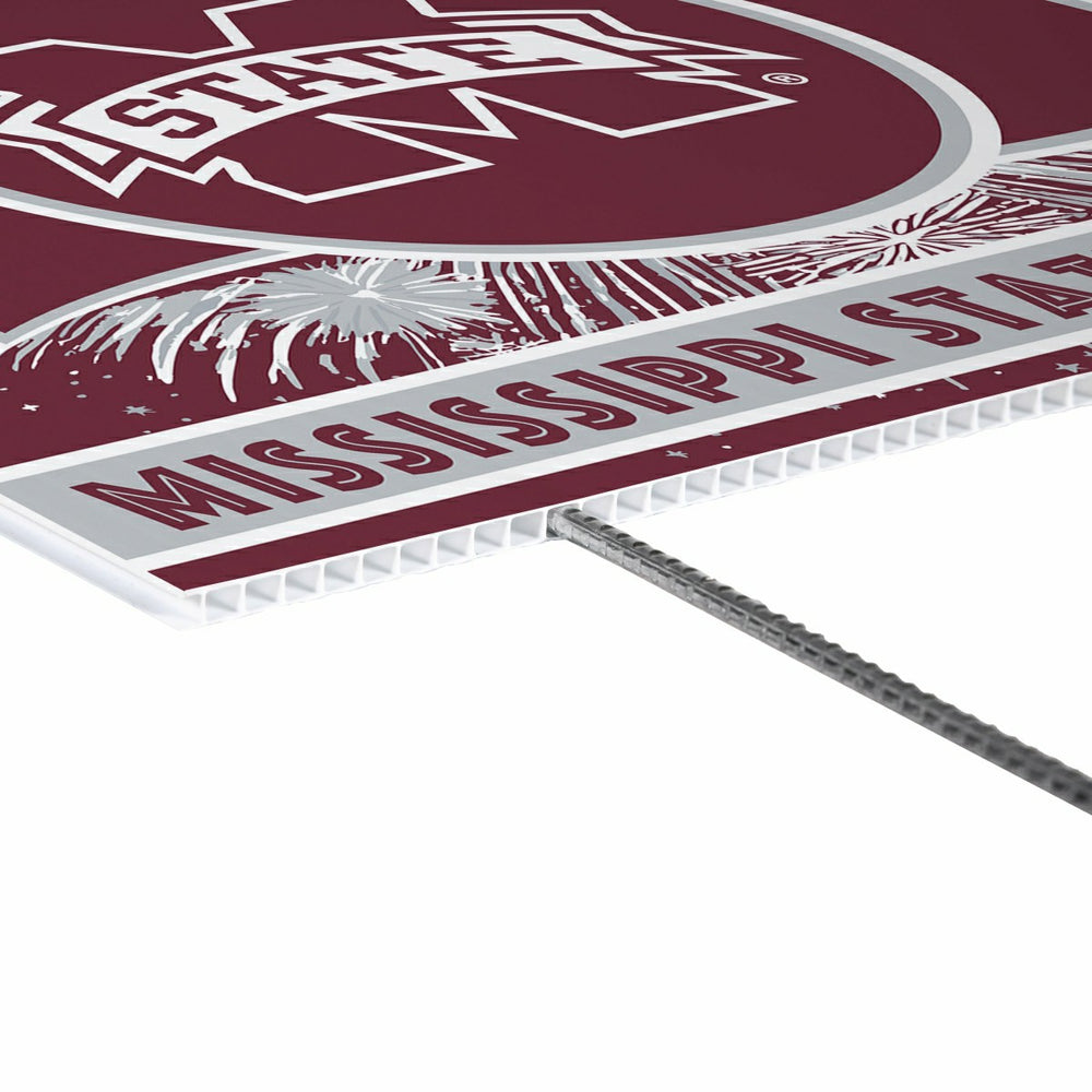 Mississippi State University Coroplast Yard Sign, Patriotic