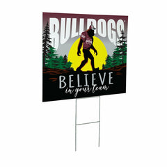 Mississippi State University Coroplast Yard Sign, Bigfoot