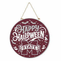 Mississippi State University Halloween Round Door Décor with Hanging R