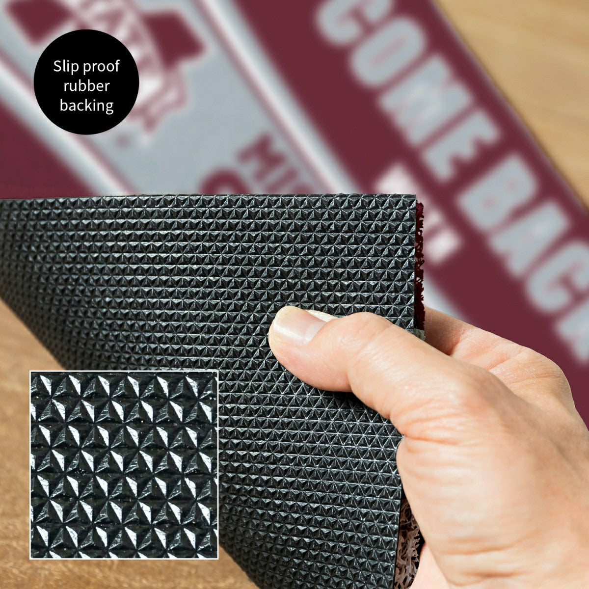 28" x 16" PVC Trapper Mat, Come Back with Tickets, Mississippi State U