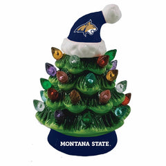 4" Mini LED Tabletop Christmas Tree, Set of 2, Montana State Universit