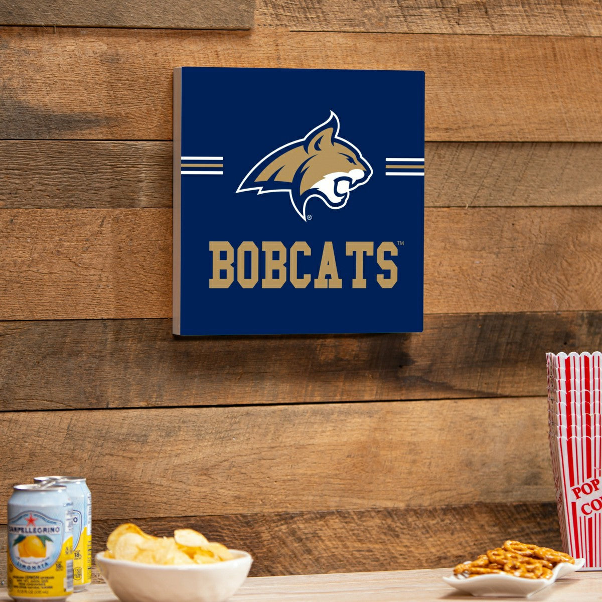 Montana State University Wood Wall Sign, 12x12
