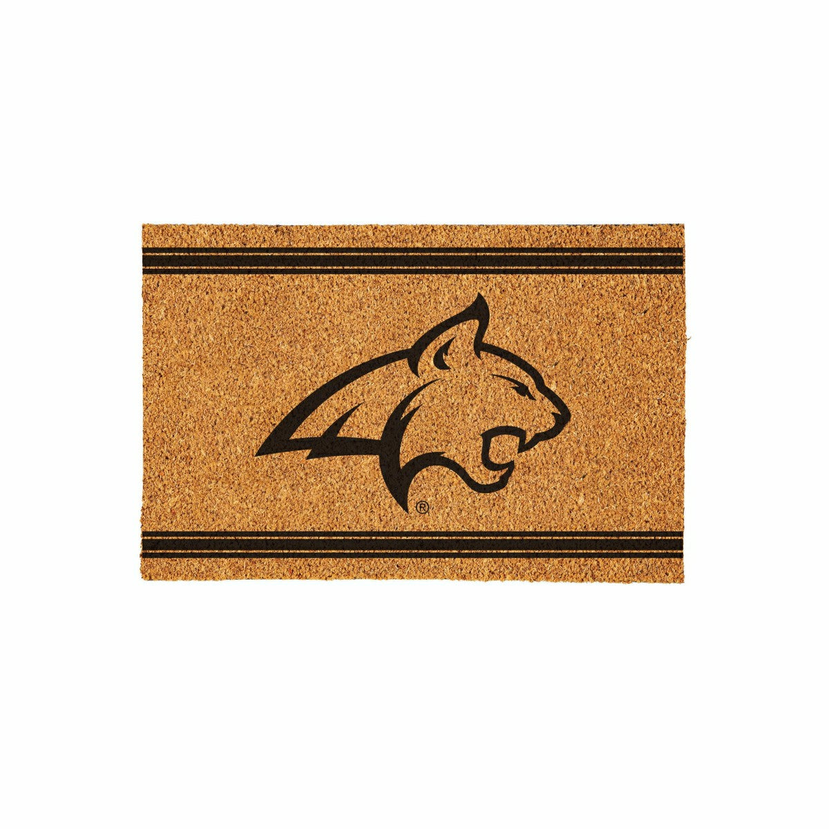 Montana State University Large One Color Coir Mat, 36"x24"