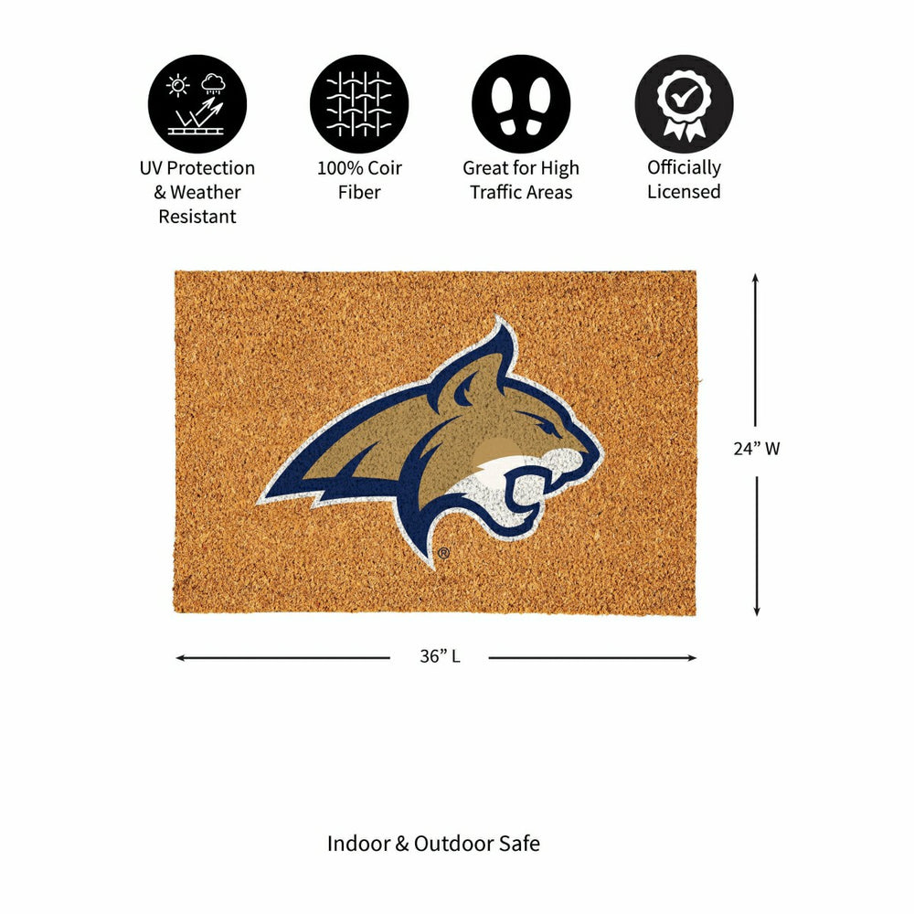 Montana State University Large Full Color Coir Mat, 36"x24"