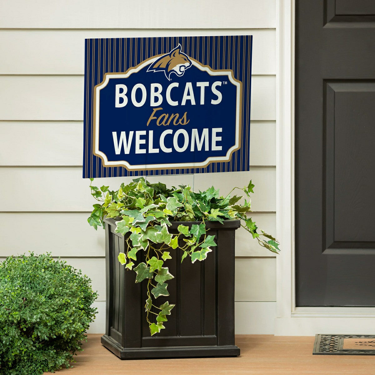 Montana State University Coroplast Yard Sign, "Fans Welcome"