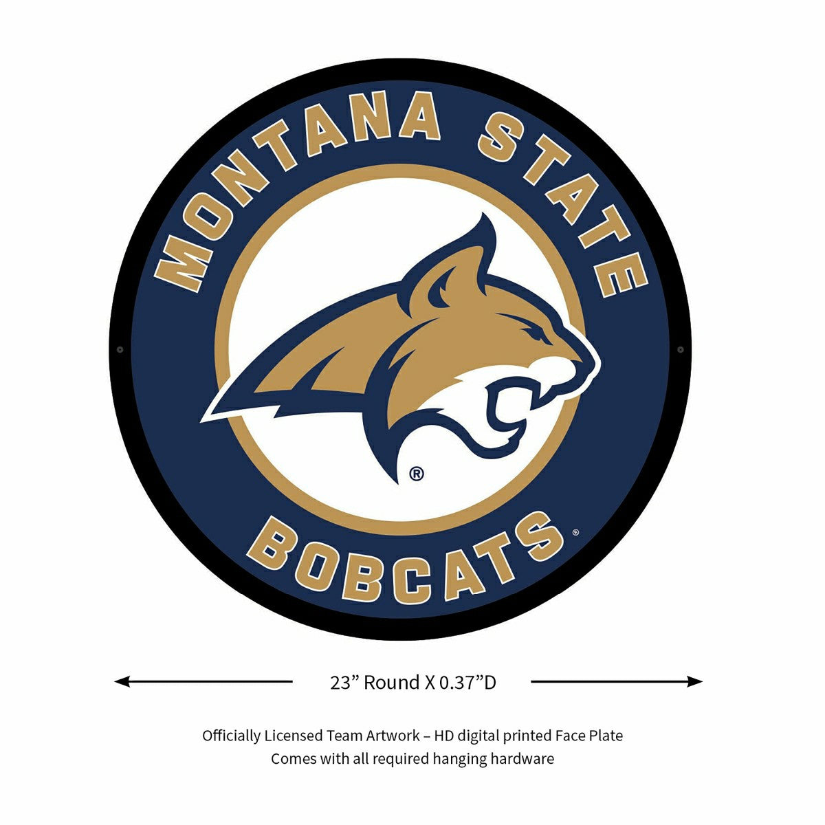 LED Wall Decor, Round, Montana State University