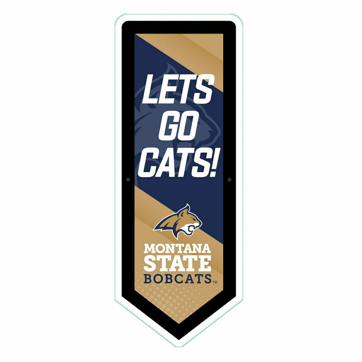 LED Wall Decor, Pennant, Montana State University