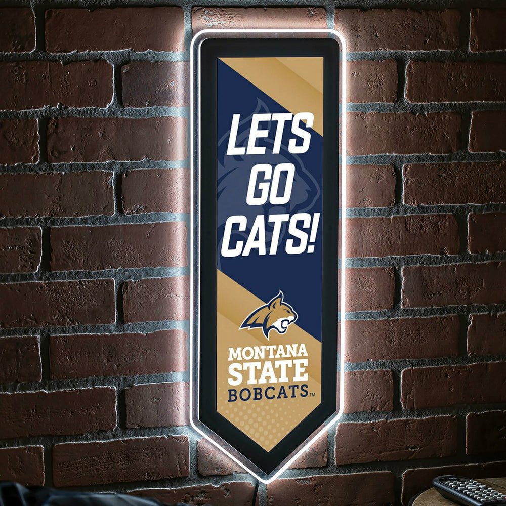 LED Wall Decor, Pennant, Montana State University