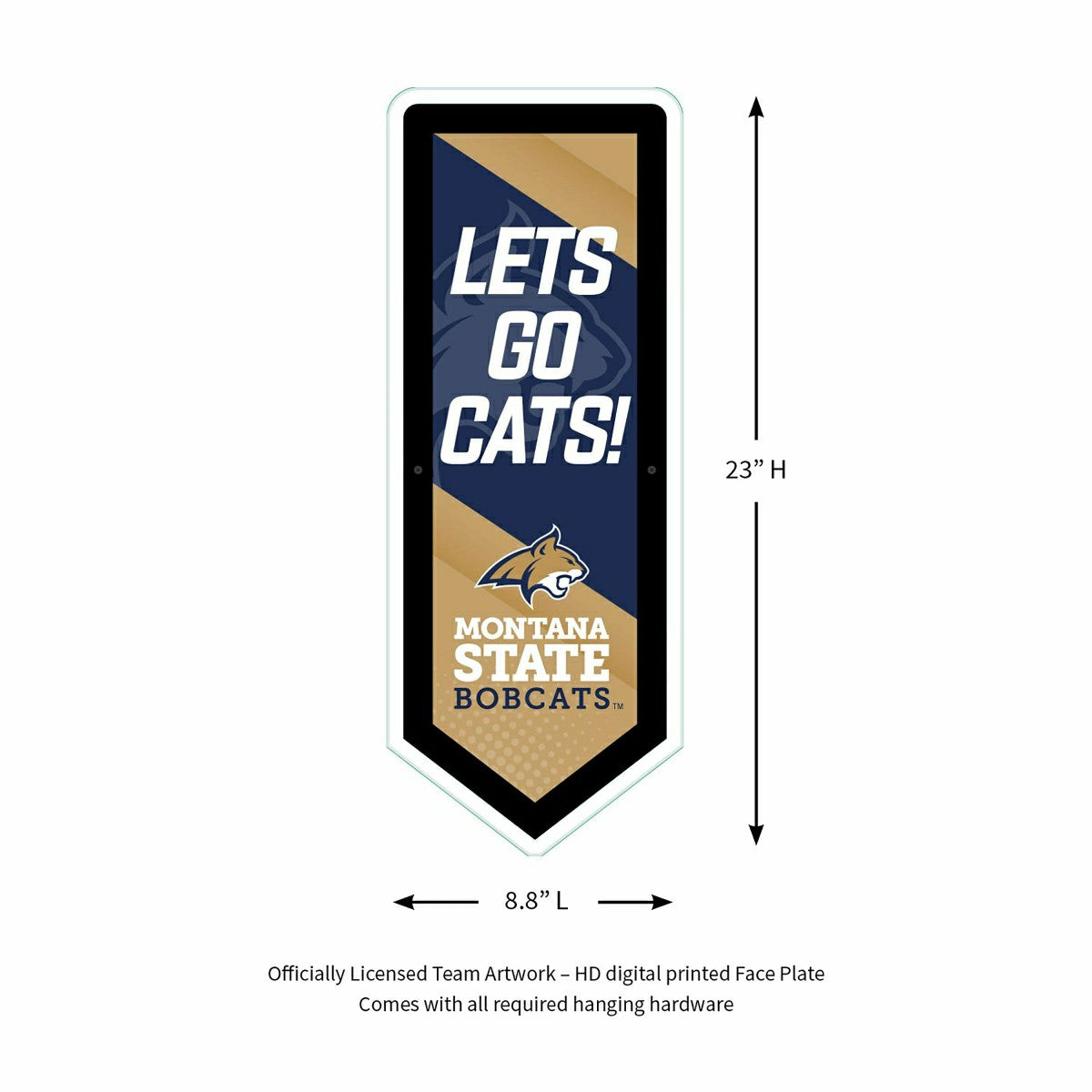 LED Wall Decor, Pennant, Montana State University