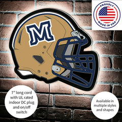 LED Wall Decor, Helmet, Montana State University