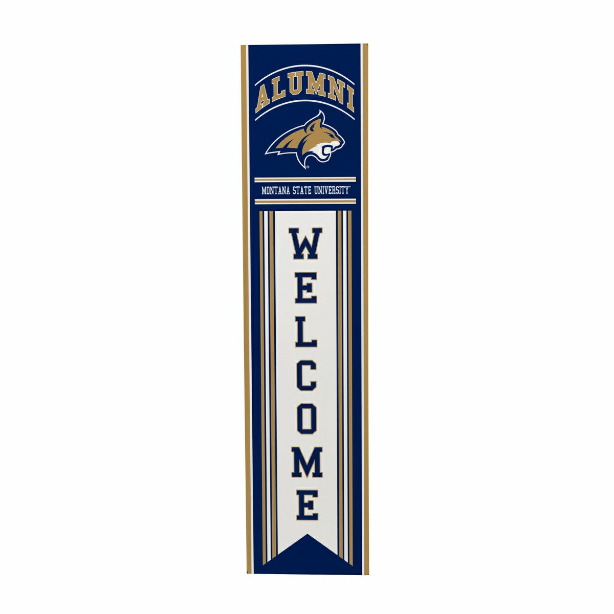 Montana State University Alumni Single Sided Large Leaner, 46"