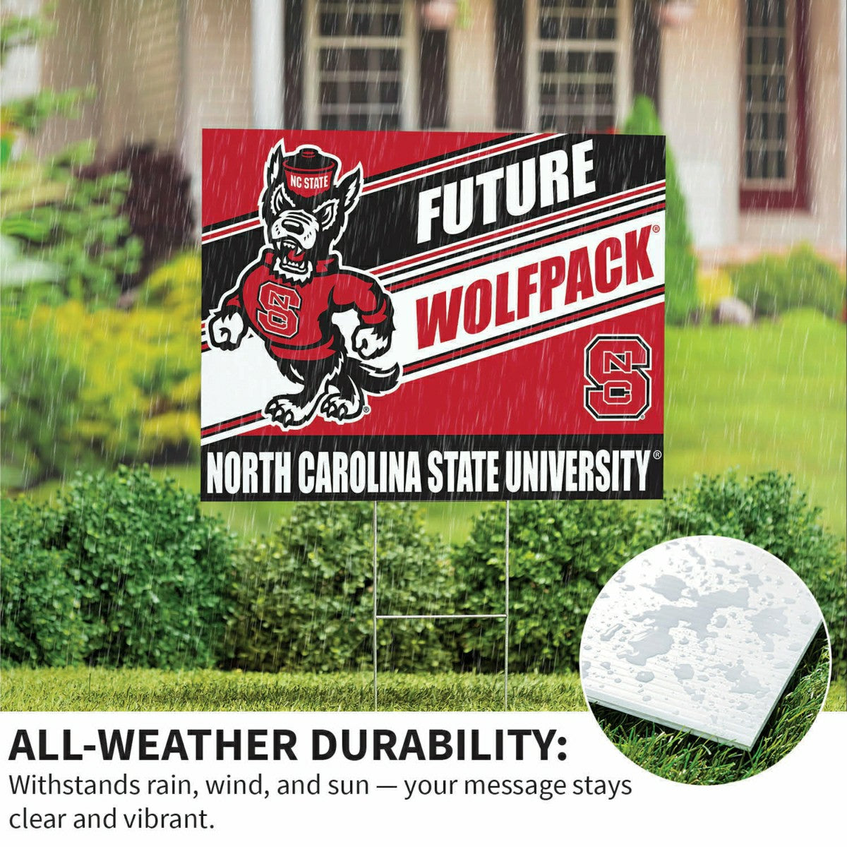 North Carolina State University Coroplast Yard Sign, Future Student