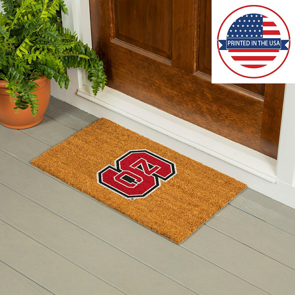 Coir Mat, 16"x28", North Carolina State University