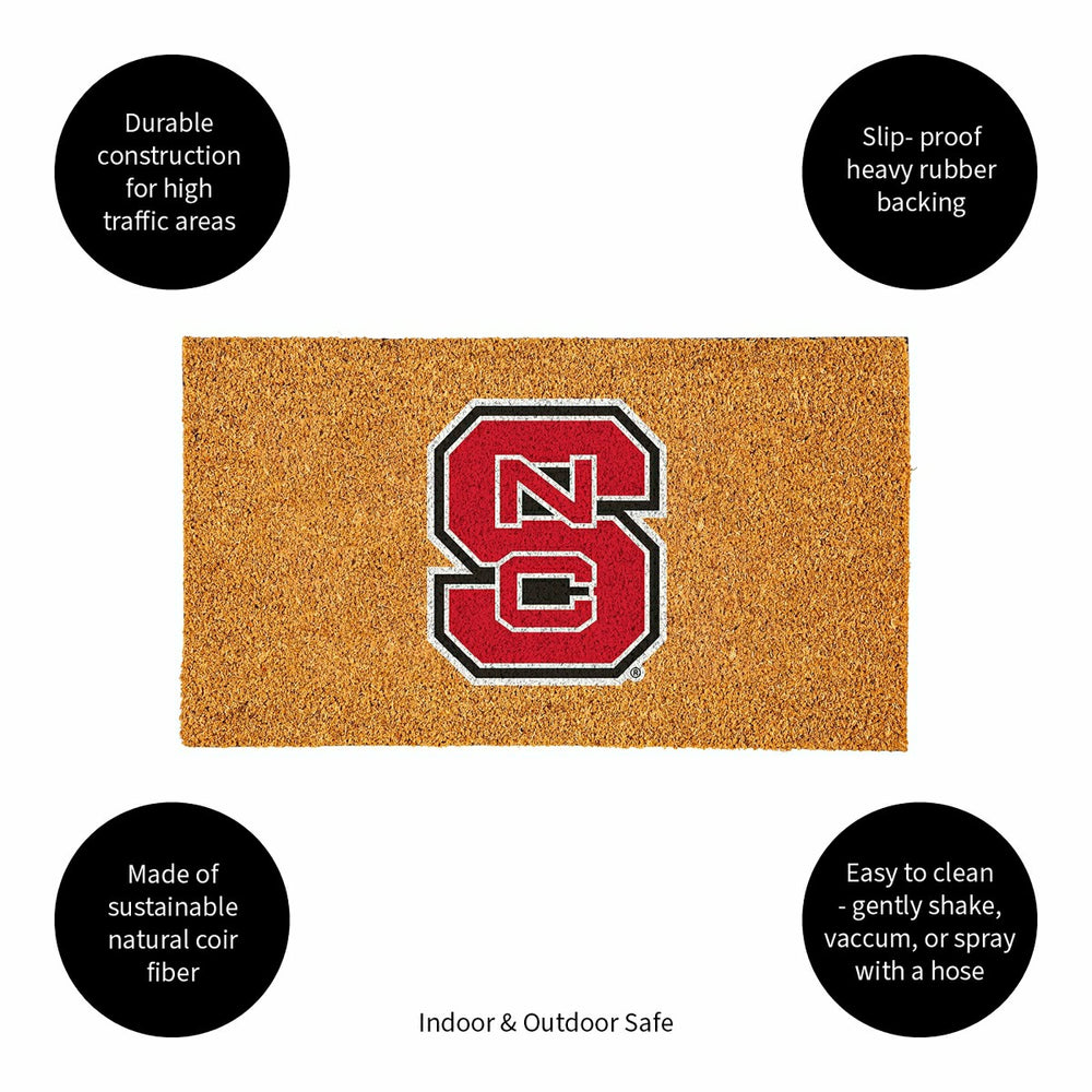 Coir Mat, 16"x28", North Carolina State University