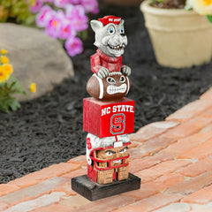 North Carolina State Wolfpack Tiki Team Totem Garden Statue
