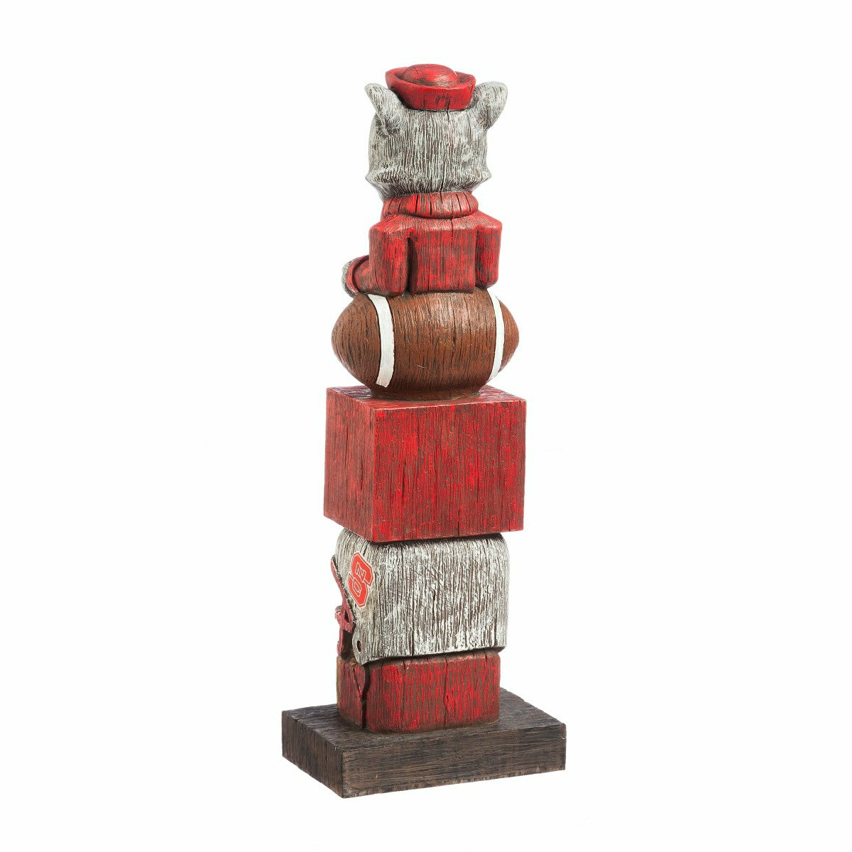 North Carolina State Wolfpack Tiki Team Totem Garden Statue