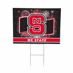North Carolina State University Yard Sign, Patriotic