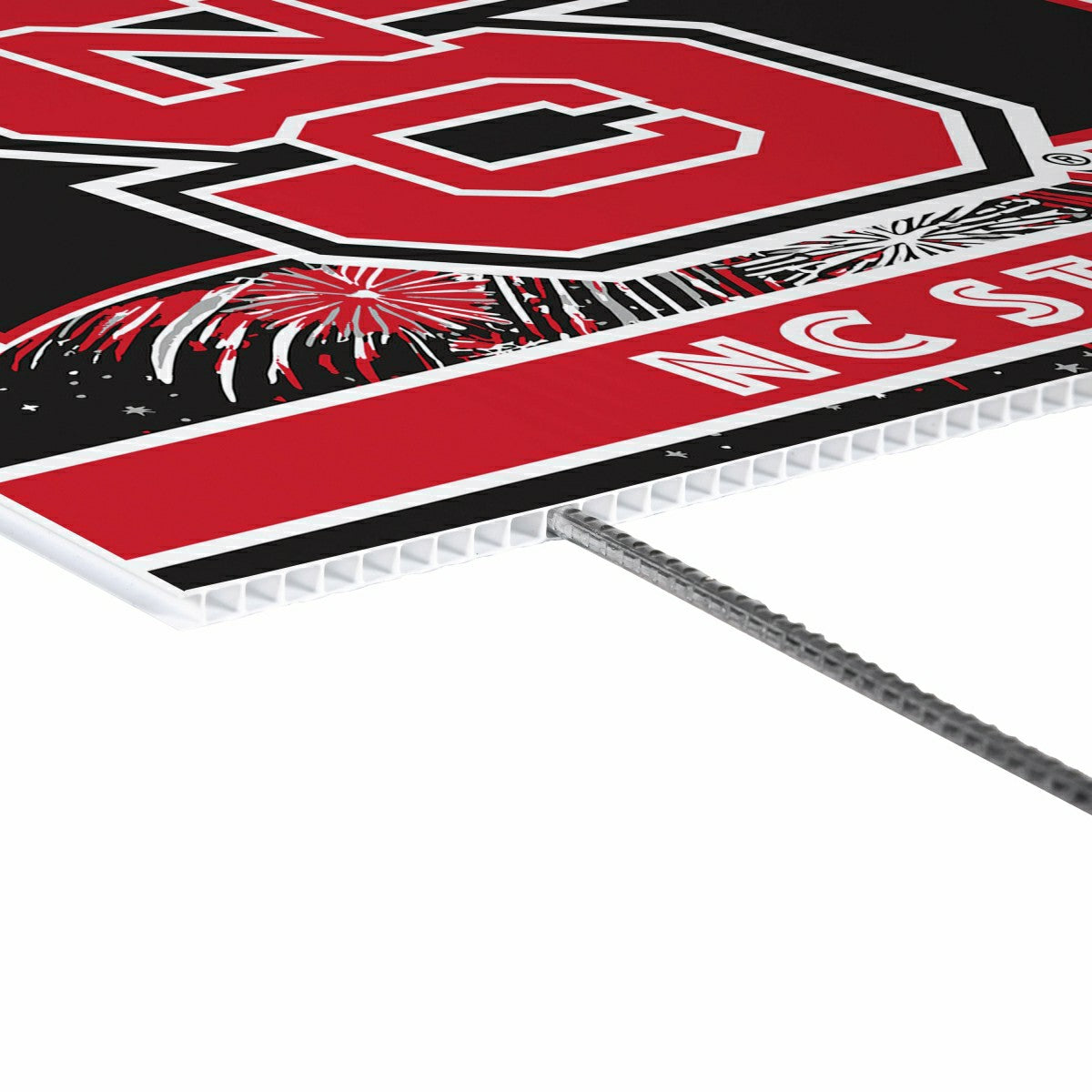 North Carolina State University Yard Sign, Patriotic