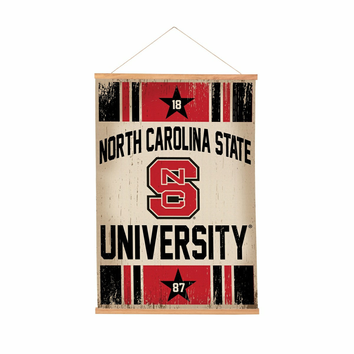 North Carolina State University, Canvas Wall Tapestry, Medium, 36x24