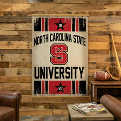 North Carolina State University, Canvas Wall Tapestry, Large, 54x36