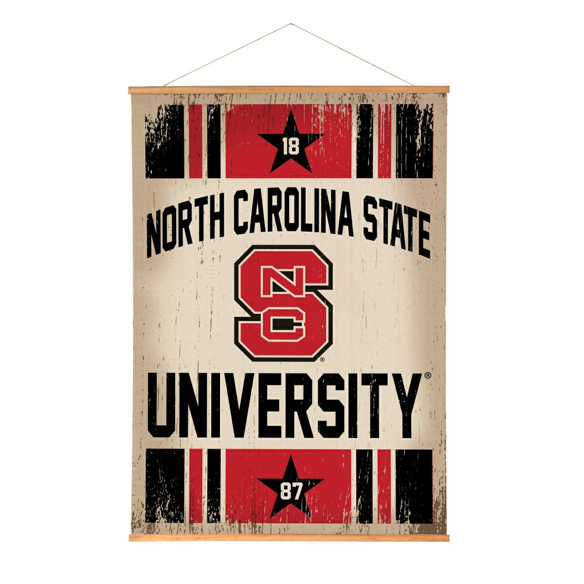 North Carolina State University, Canvas Wall Tapestry, Large, 54x36