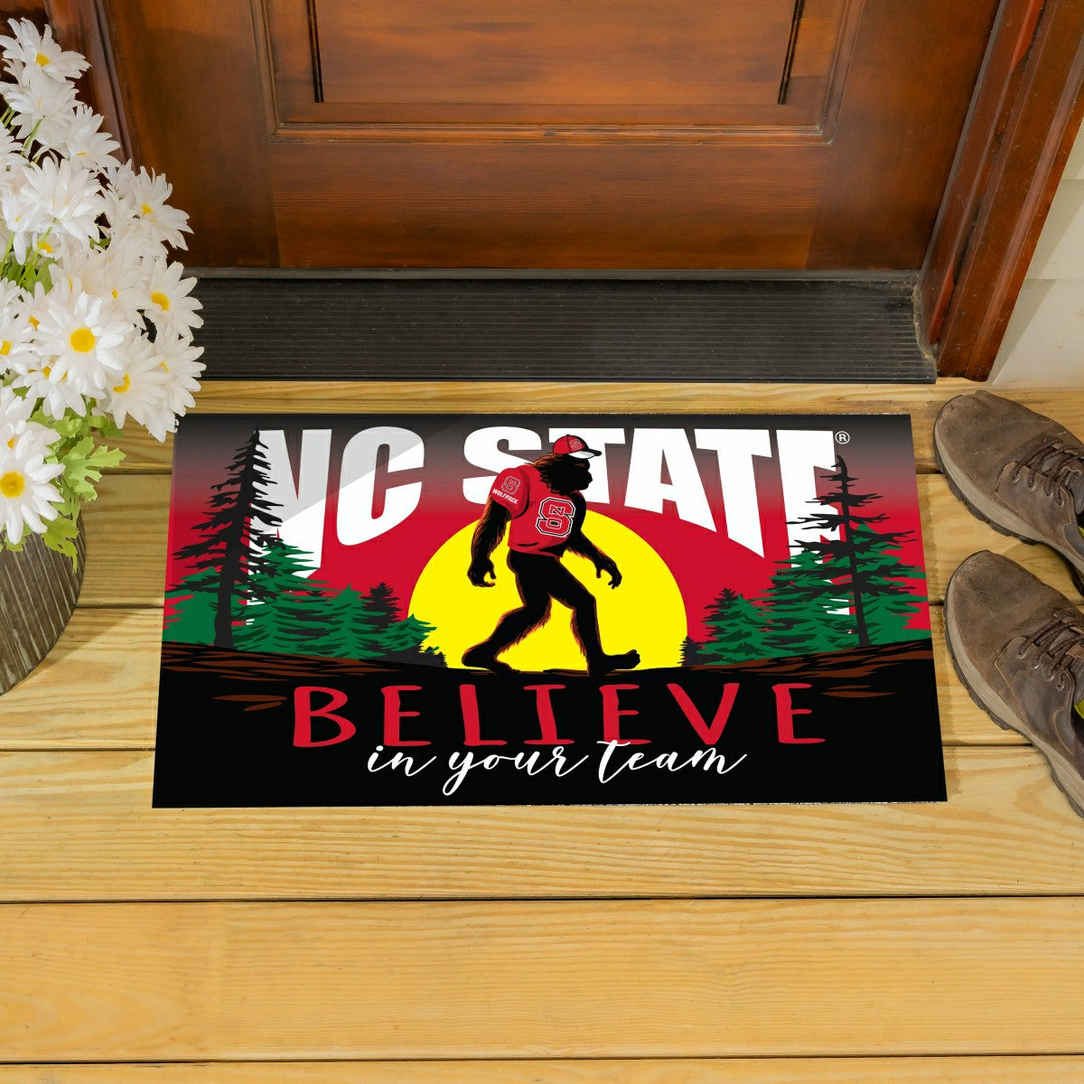 North Carolina State University Bigfoot PVC Mat, 28"x16"
