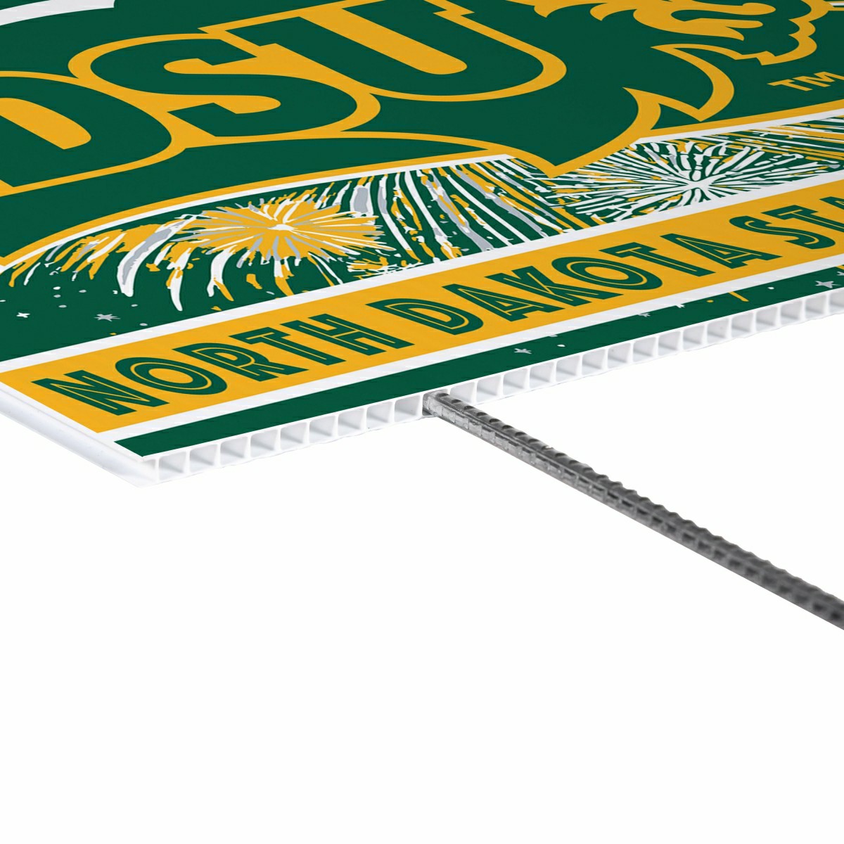 North Dakota State University Yard Sign, Patriotic