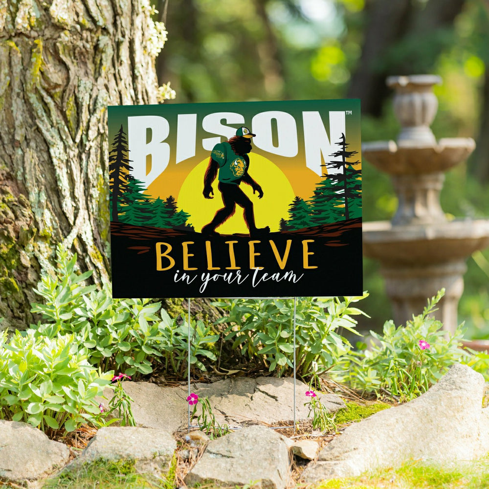 North Dakota State University Yard Sign, Bigfoot